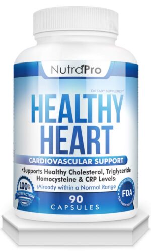 Version 1.0.0 NutraPro Corazón Saludable suplemento en envase