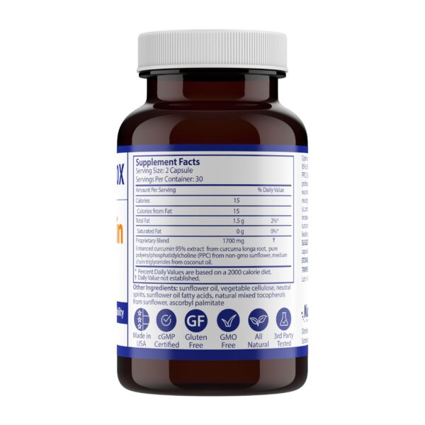 Nutrasal Optima 90X Curcumina caja