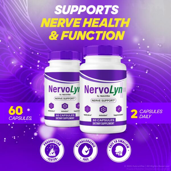 Etiqueta NervoLyn detalle principal