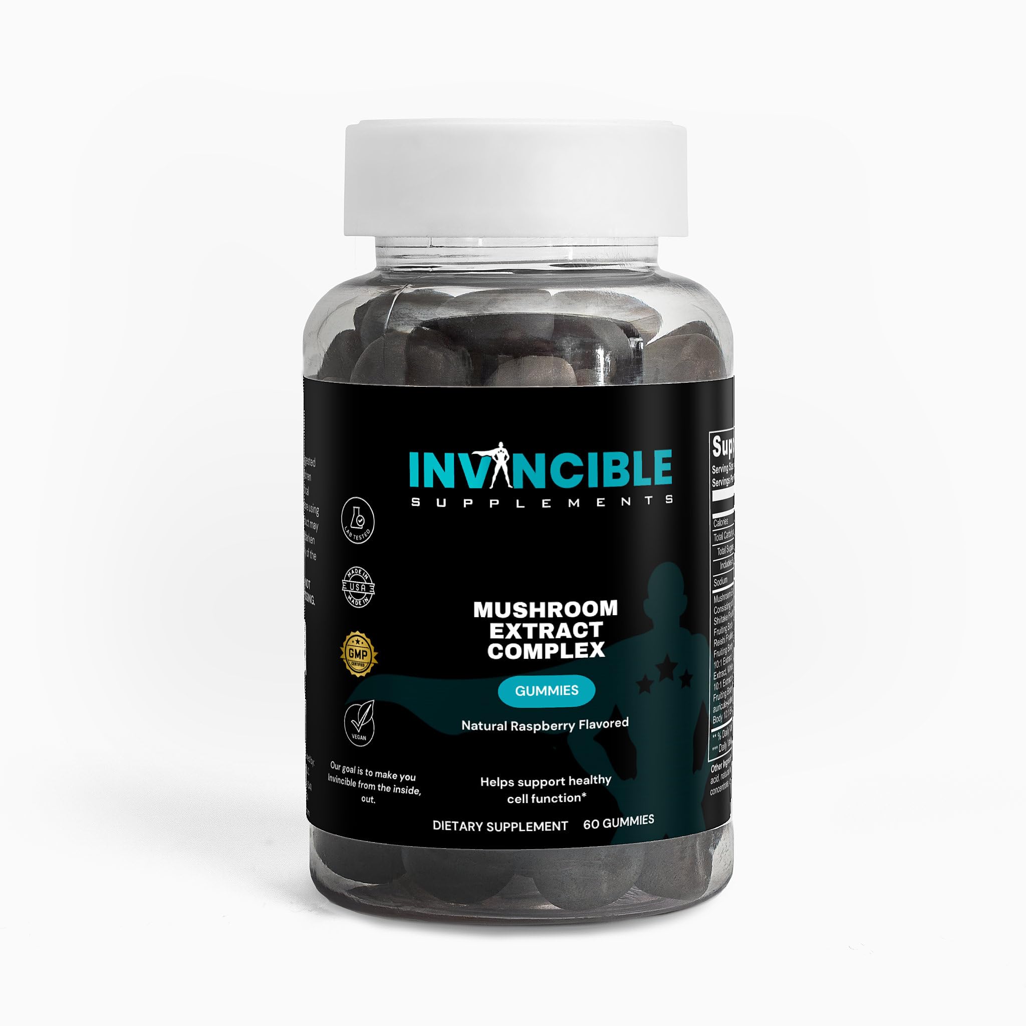 Invincible Supplements Vitamin D3 & K2, 5000 IU / 100 mcg