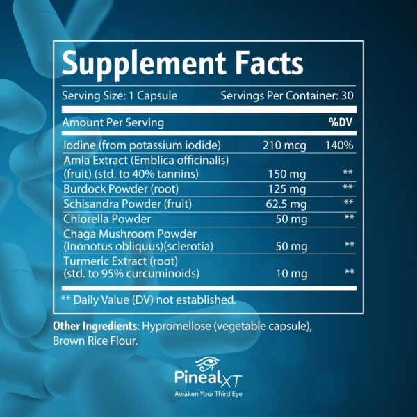 Etiqueta del Pineal XT Gold