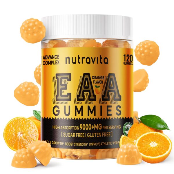 Frente de Nutravita EAA Gummies