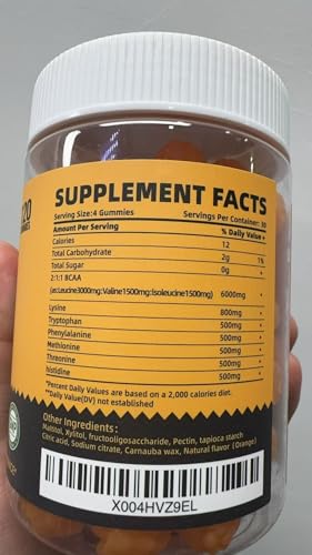 Detalle de la etiqueta con ingredientes