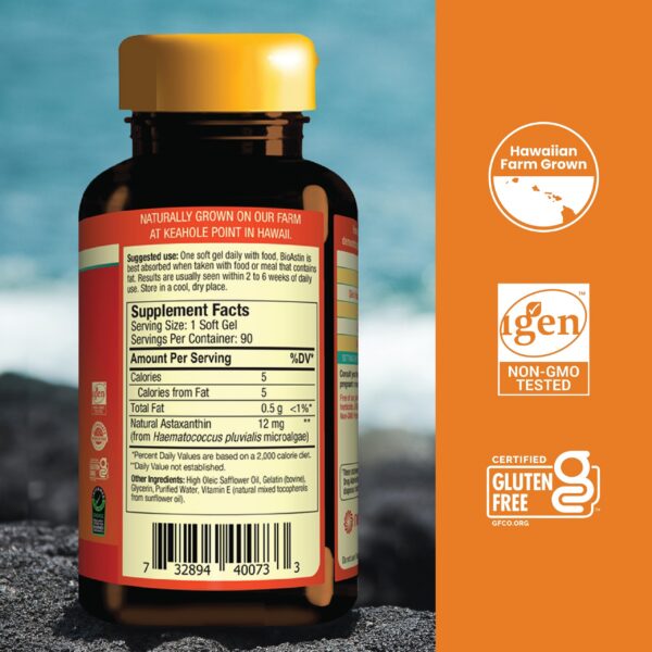 Version 1.0.0 Detalle de etiqueta Nutrex BioAstin suplemento antioxidante