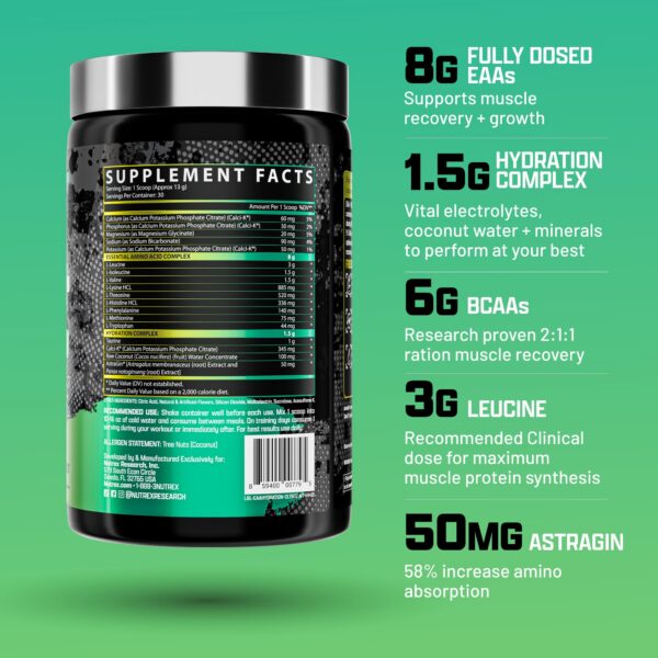 Etiqueta Nutrex EAA Hydration