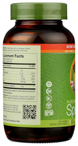 Nutrex Hawaii Spirulina suplemento en tabletas verde