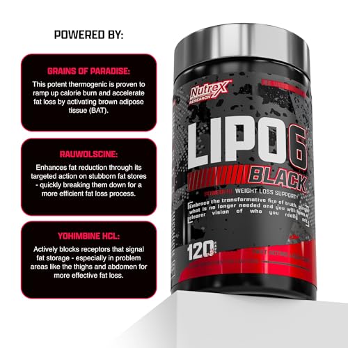 Nutrex Lipo-6 Black Max cápsulas