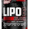 Nutrex Lipo-6 Black Max etiqueta frontal