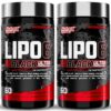 Frasco negro de Lipo-6 Black Ultra