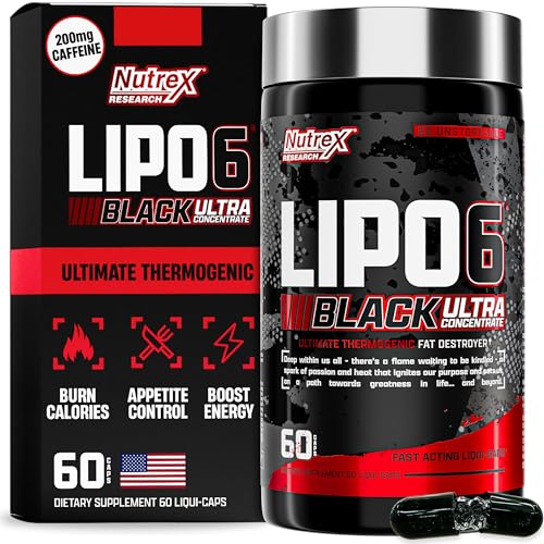 Frente de la botella Lipo-6 Black Ultra Concentrate