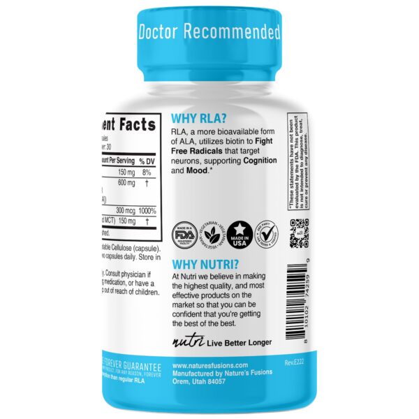 Version 1.0.0 60 vegan capsules in bottle