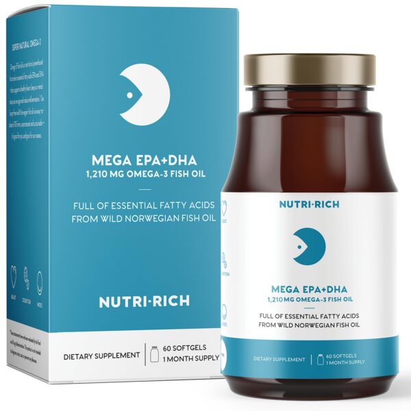 Frente del frasco Nutri-Rich Omega-3