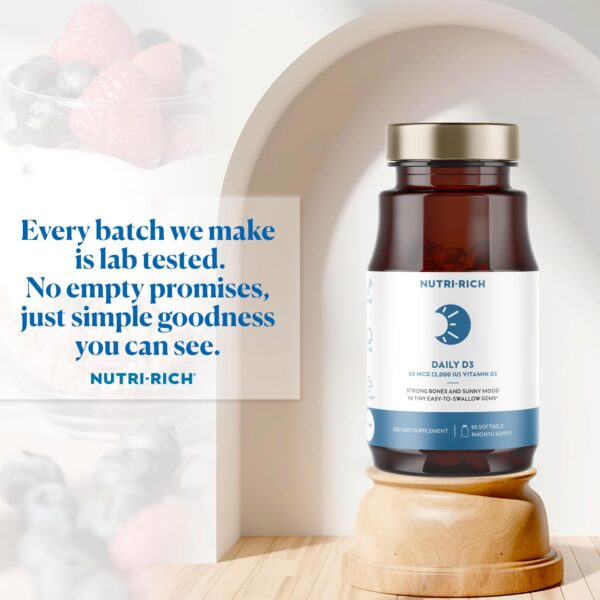 Etiqueta Nutri-Rich Vitamina D3