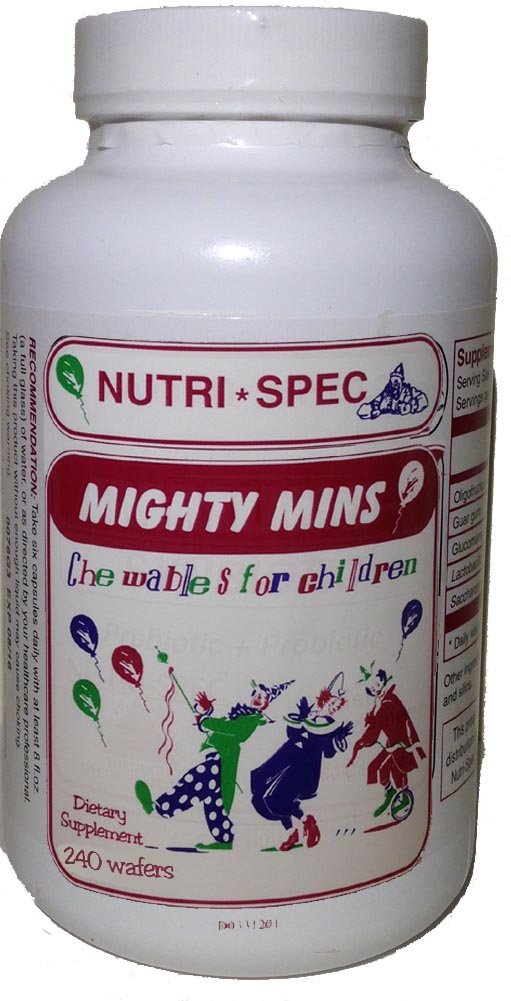 Version 1.0.0 Nutri-Spec Mighty Mins 240 wafers multivitaminas para niños