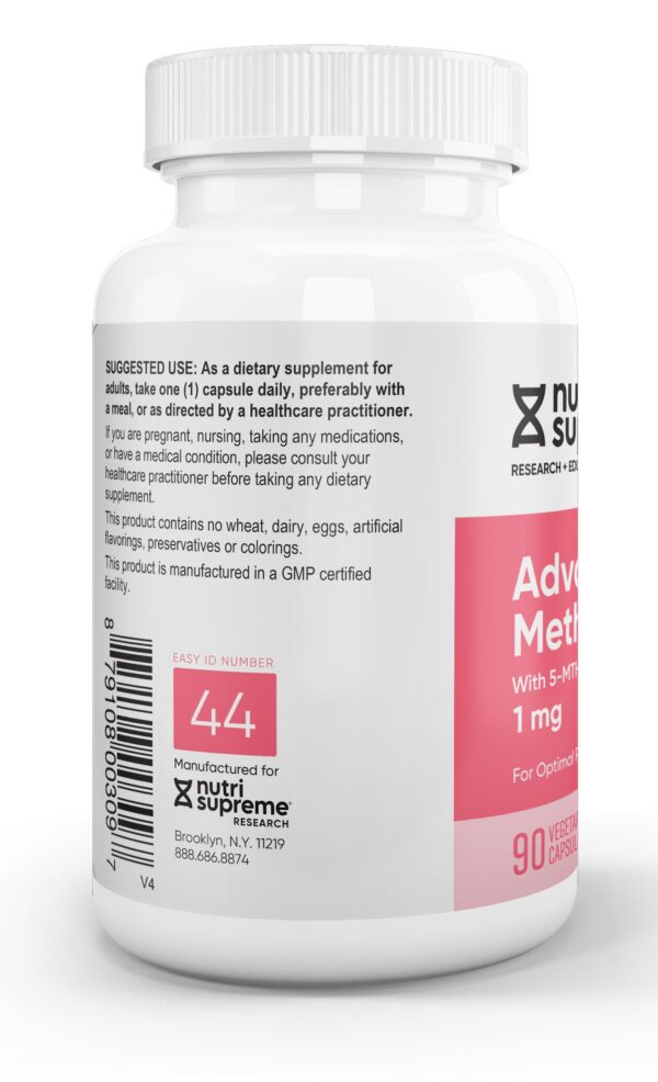 Nutri Supreme Metilfolato cápsulas