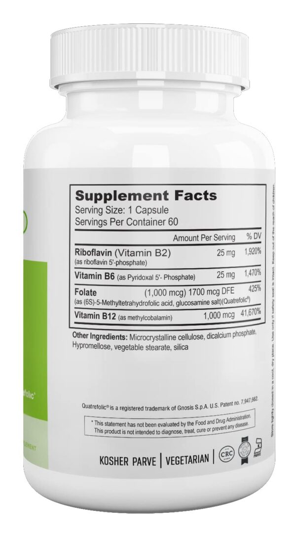 Nutri Supreme suplemento de folato y vitaminas B