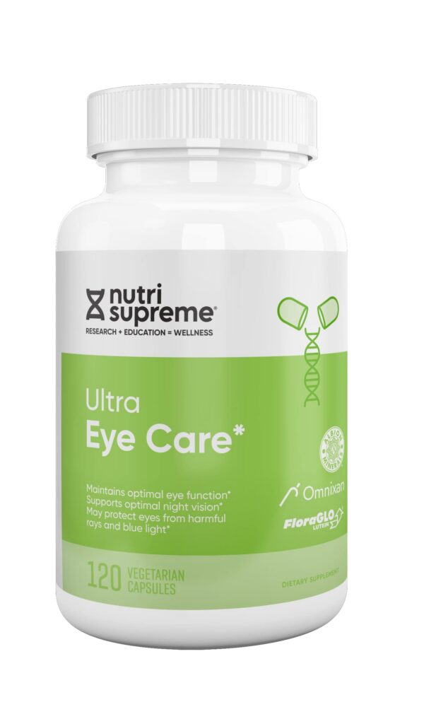 Version 1.0.0 Ultra Eye Care luteína etiqueta de producto
