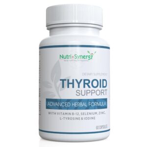 Frasco frontal de Nutri + Synergy Thyroid Support
