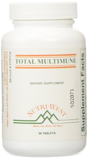 Frasco Nutri-West TOTAL MULTIMUNE 90 tabletas suplemento inmunológico