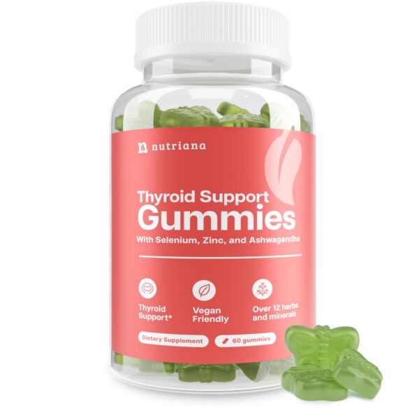 Version 1.0.0 Gomitas para la tiroides Nutriana - etiqueta frontal