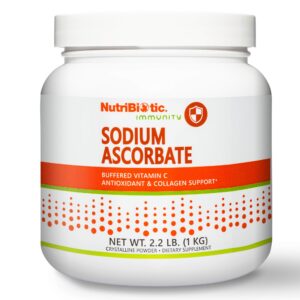 Version 1.0.0 Frasco de polvo de sodio ascorbato NutriBiotic