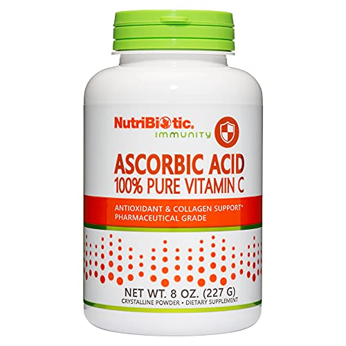 NutriBiotic polvo vitamina c ácido ascórbico 8 oz