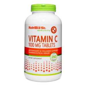 NutriBiotic vitamina c 1000mg 250 tabletas paquete