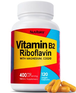 Nutribota B2 Riboflavina botella frontal