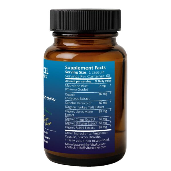 botella suplemento Nutricel Azul de Metileno 60 cápsulas