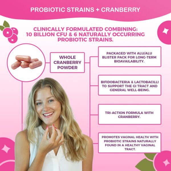 Nutricelebrity cápsulas probióticas con 6 cepas para mujeres