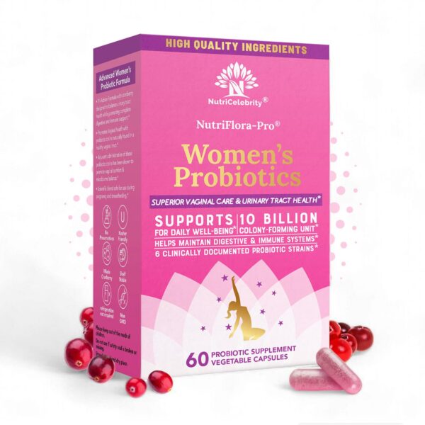 Nutricelebrity NutriFlora-Pro probióticos femenino salud vaginal