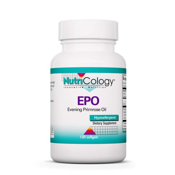 Nutricology aceite de onagra EPO envase 120 cápsulas
