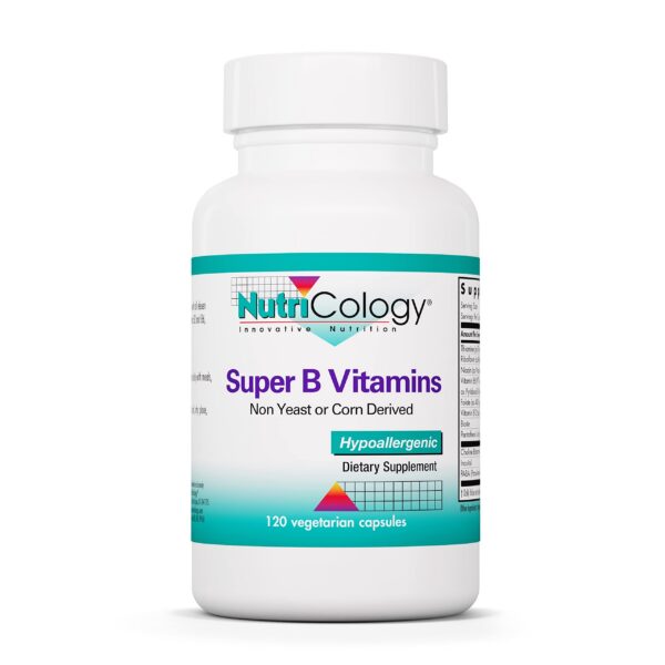 Nutricology complejo super vitaminas b botella frasco