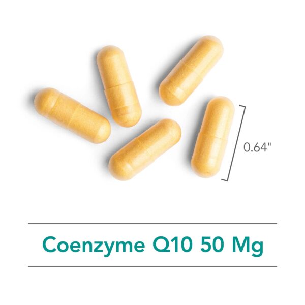 Ingredients list on Nutricology CoQ10 box