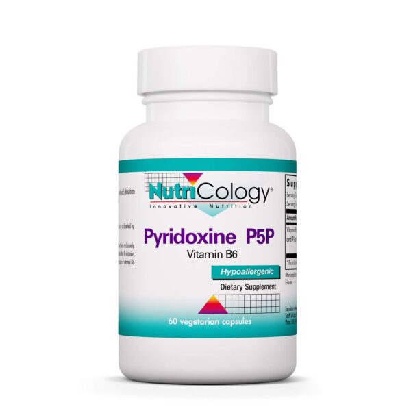 Version 1.0.0 Frontal de Nutricology Pyridoxine P5P Vegicaps