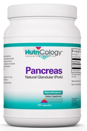 Version 1.0.0 Frasco de Nutricology Pancreas suplemento