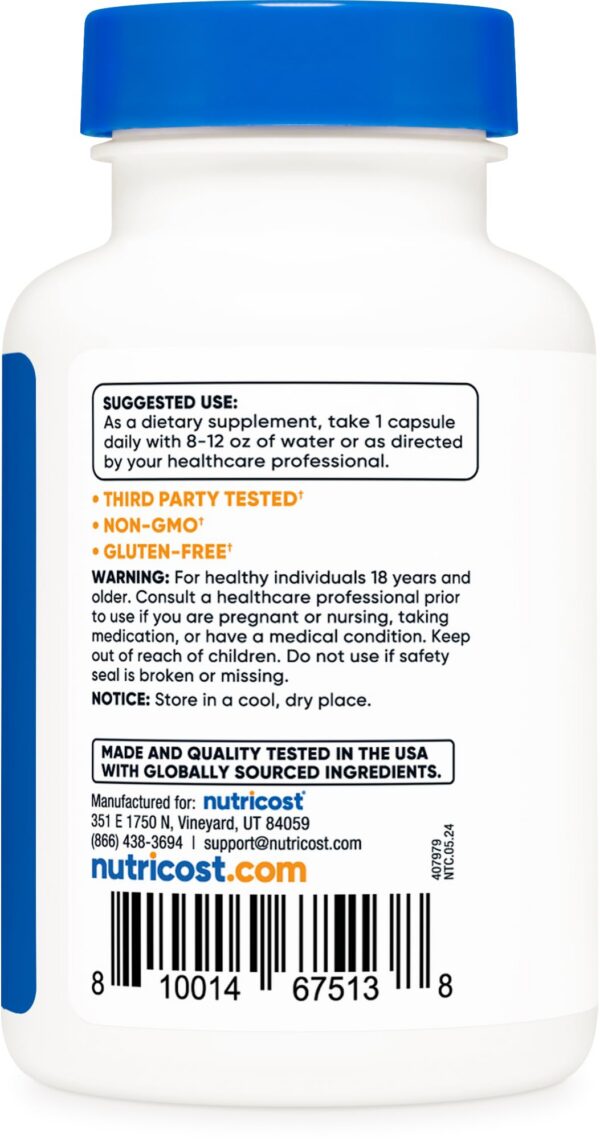 Nutricost 5-HTP cápsulas detalle