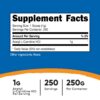 Etiqueta del envase Nutricost Acetyl L-Carnitine