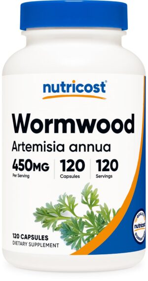 Frasco de artemisa Nutricost 450 mg