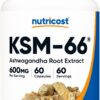 Nutricost Ashwagandha KSM-66 600mg 60 cápsulas vegetales