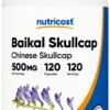 Version 1.0.0 Nutricost Baikal Skullcap frasco de cápsulas