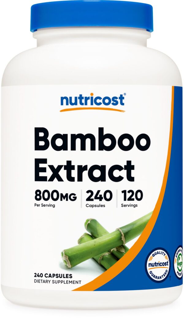 Frasco Nutricost extracto de bambú