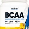 Version 1.0.0 Nutricost BCAA Piña polvo frente