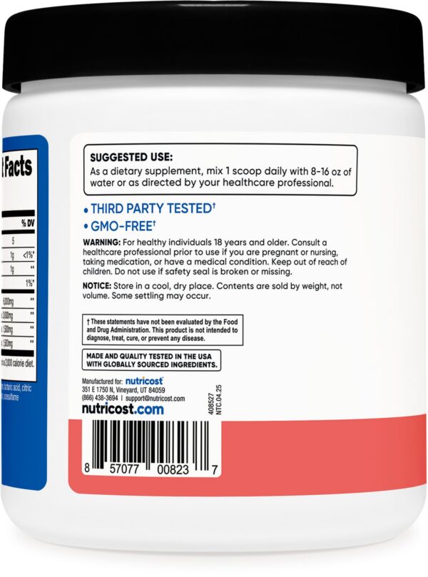 Cucharita dosificadora incluida en el envase