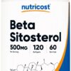Frasco de Nutricost Beta Sitosterol 120 softgels