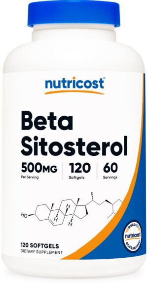 Version 1.0.0 Frasco de Nutricost Beta Sitosterol 120 softgels