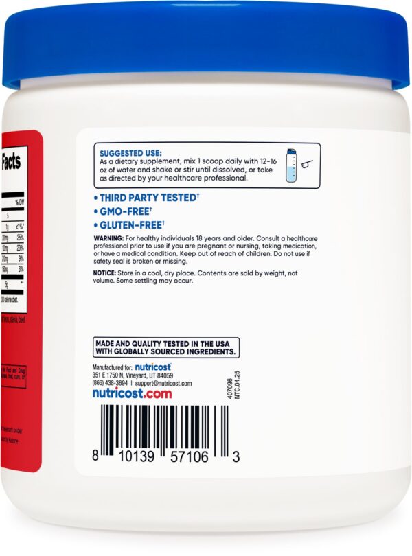 Cucharita medidora y polvo