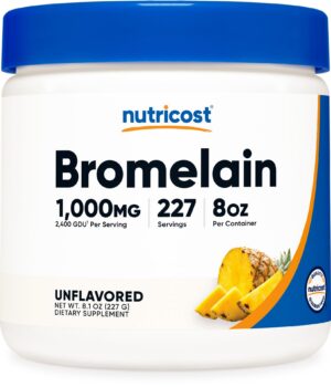 Version 1.0.0 Frasco de bromelina Nutricost