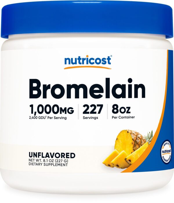 Version 1.0.0 Frasco de bromelina Nutricost