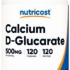 Version 1.0.0 Nutricost Calcium D-Glucarate botella frontal
